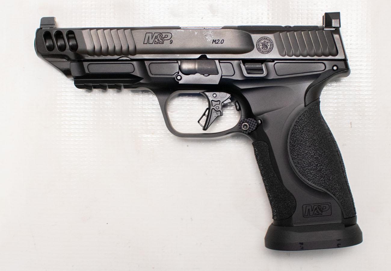 SMITH AND WESSON M&P9 M2.0 Competitor 9mm Used Pistol with Original Box and Four Magazines